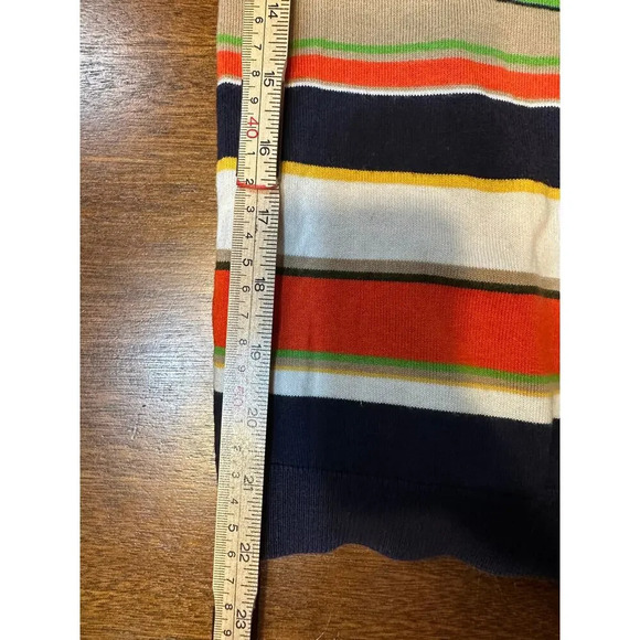 Talbots Women 2X Colorful Striped Pullover Sweater Top Fun Artsy Art to Wear - Picture 8 of 13
